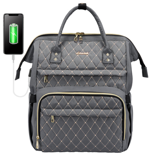 LOVEVOOK Laptop Backpack, Nurse Backpack, Embroidery Design, Fit 15.6