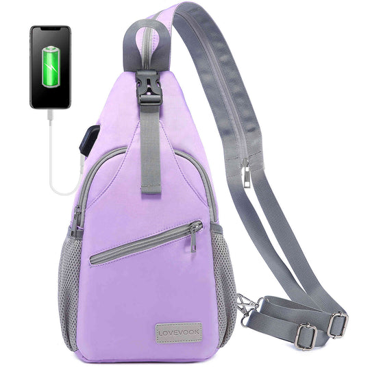 LOVEVOOK Crossbody Sling Bag Backpack for Women, Multi Wearings - Lovevook