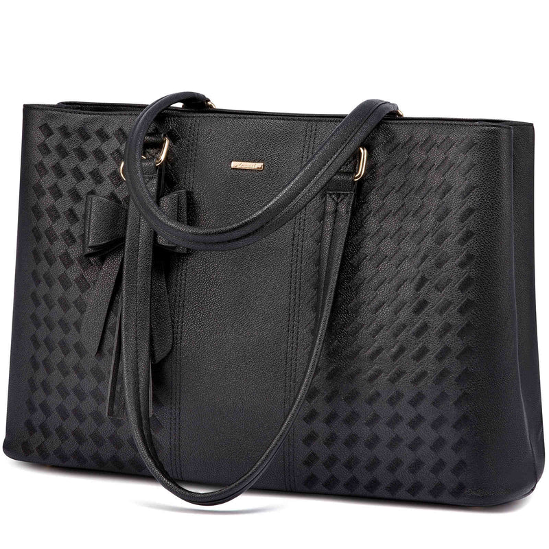 LOVEVOOK Laptop Tote Bag Work Bag for Women, Waterproof Fit 15.6 Inch - Lovevook