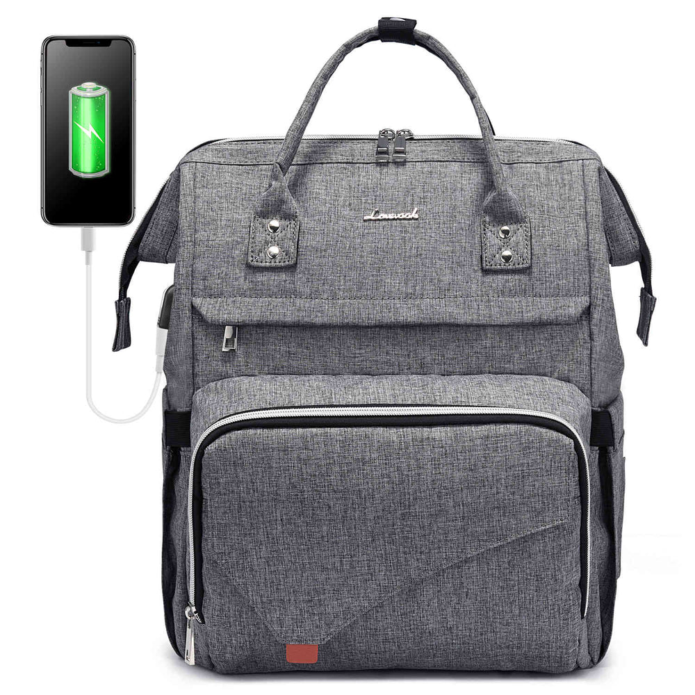 LOVEVOOK Teacher Bag, Laptop Backpack for Women, Fit 15.6/17 Inch - Lovevook