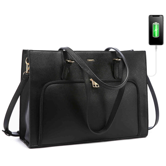 LOVEVOOK Laptop Shoulder Bag for Women, Fit 15.6 inch - Lovevook