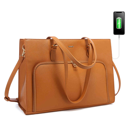 LOVEVOOK Laptop Shoulder Bag for Women, Fit 15.6 inch - Lovevook